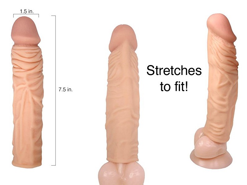 Max-Man Ribbed Silicone Penis Enlargement Sleeve