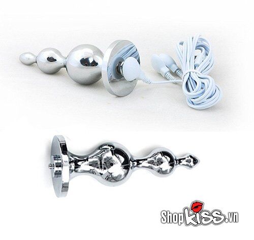 thanh massage hậu môn Combo dụng cụ kích thích xung điện DC95