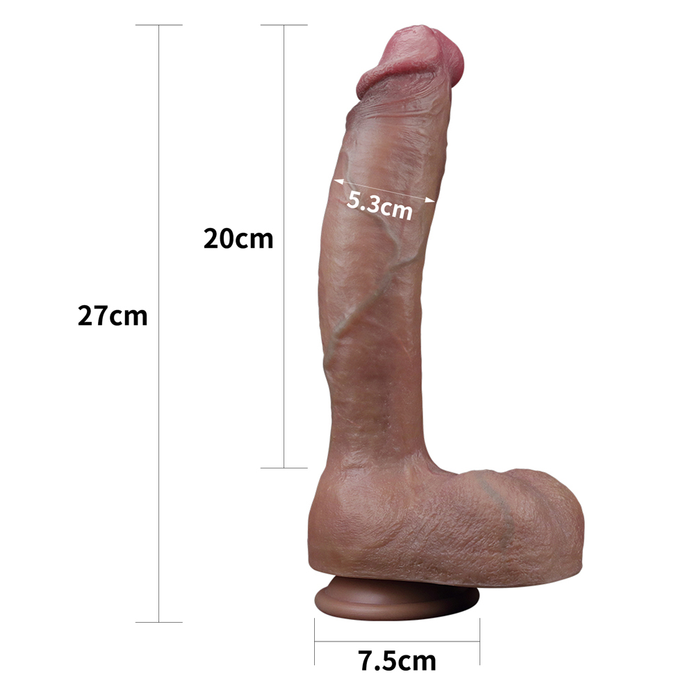 Dương Vật Giả Lovetoy Silicone 2 Thớ Kích Thích Điểm G Nữ
