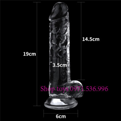 Dương Vật Giả Lovetoy Flawless Clear DV 41 Kích Thích Mạnh Mẽ