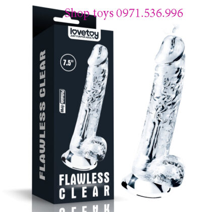 Dương Vật Giả Lovetoy Flawless Clear DV 41 Kích Thích Mạnh Mẽ