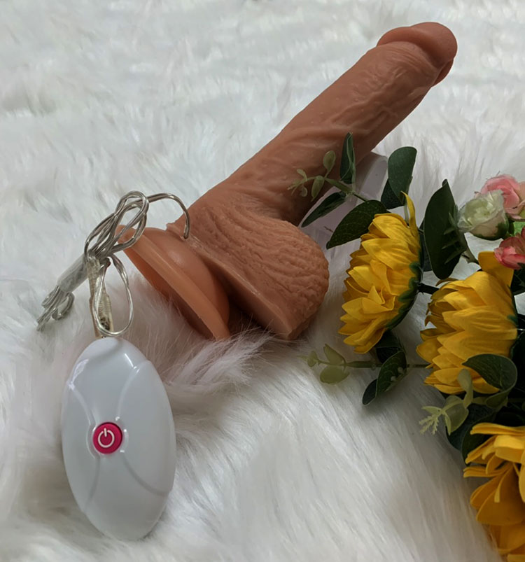 Cu giả silicon Lovetoy Nature Cock Leo siêu mềm 7 chế độ rung