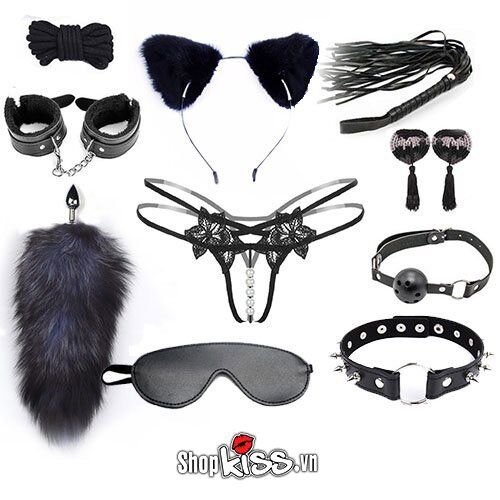 Bộ đồ chơi bạo dâm cosplay hồ ly 10 món siêu kích thích