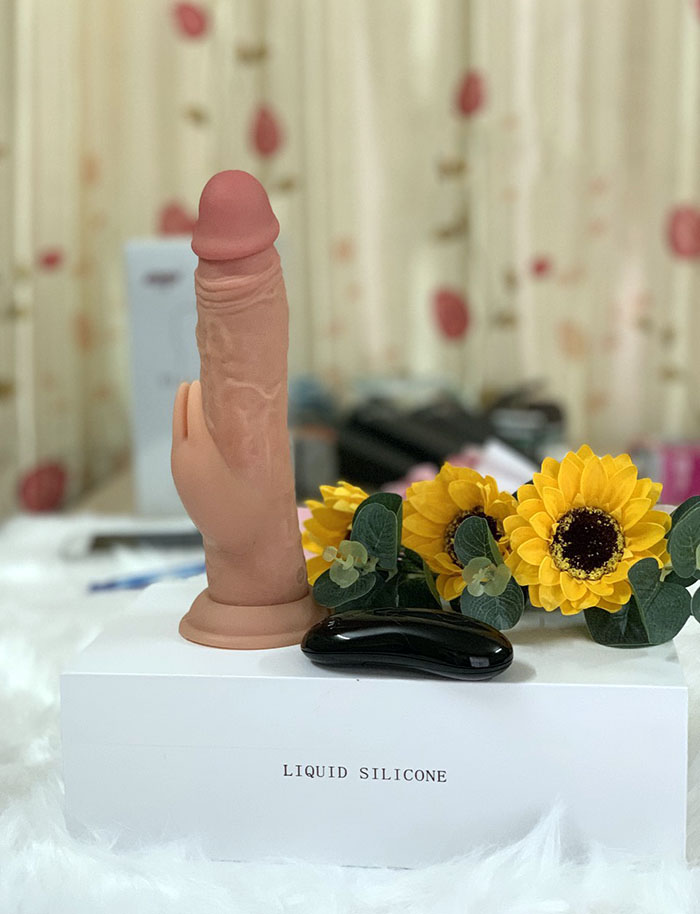 Dương vật giả silicon siêu mềm rung mạnh kích thích cực đã