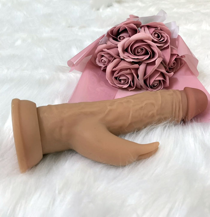 Dương vật giả silicon siêu mềm rung mạnh kích thích cực đã