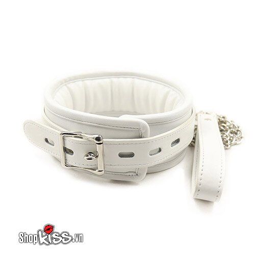  Bảng giá Dụng cụ bạo dâm xích cổ da màu trắng có đệm êm tốt nhất