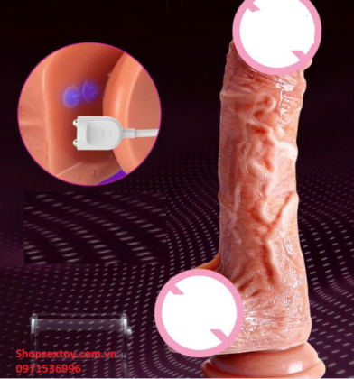 Dương Vật Giả OMYSKY Rung Ngoáy Điều Khiển Từ Xa Có Sưởi Ấm