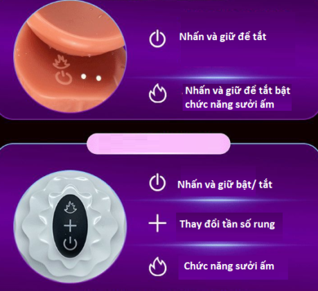 Dương Vật Giả OMYSKY Rung Ngoáy Điều Khiển Từ Xa Có Sưởi Ấm