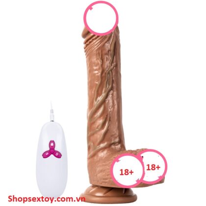 Dương vật giả DV16 rung ngoáy siêu chiến binh sưởi ấm, cực đã Dương vật giả DV16 rung ngoáy siêu chiến binh sưởi ấm, cực đã