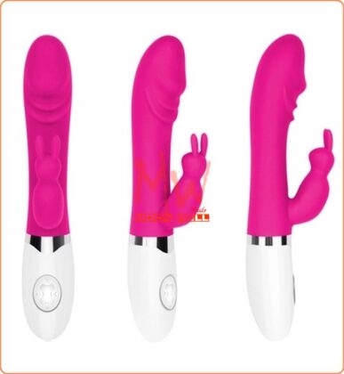 Dương Vật Giả Massage G Tai Thỏ Siêu Mềm Mại Kích Thích