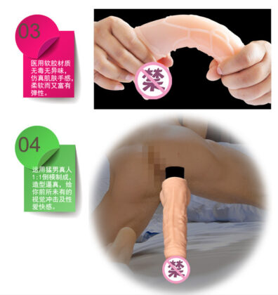 Dương Vật Giả Cầm Tay Lovetoy DV34 Siêu Mềm Có Bưởi Kích Thích
