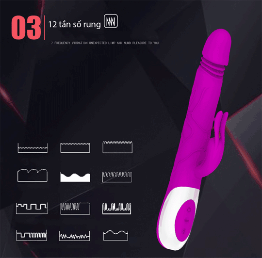 Dương Vật Giả Pretty Love DV36 Siêu Rung Thụt Cầm Tay Hấp Dẫn