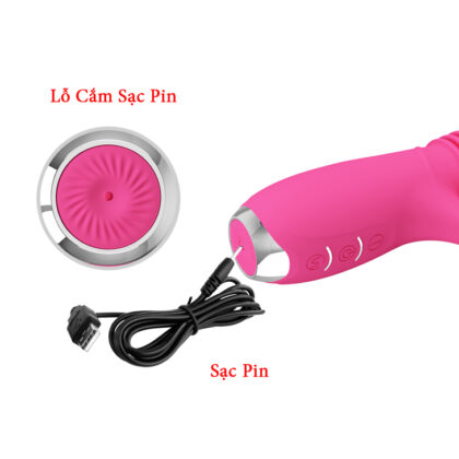 Dương vật giả mini PrettyLove Dorothy rung thụt siêu mềm mại kích thích