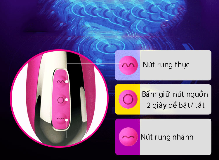 Buồi Giả Dương Vật Rung Thụt Mạnh Sưởi Ấm Kích Thích Leten DV 60
