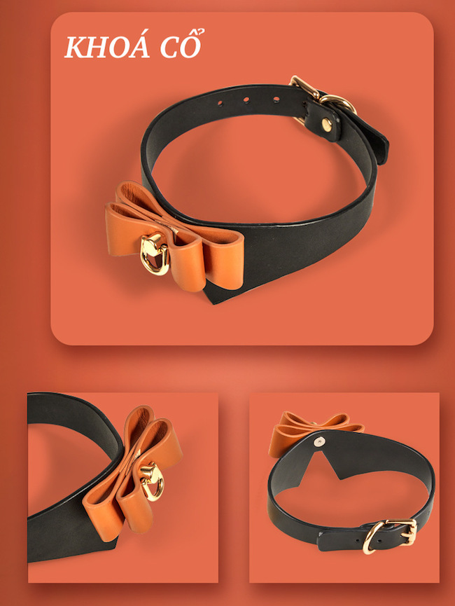 Bộ đồ chơi bạo dâm da thật Runyu cao cấp sang trọng hấp dẫn