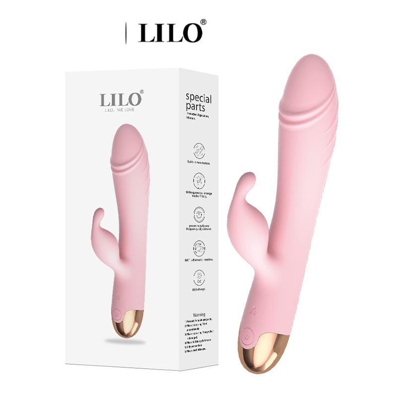 Dương vật cao cấp LILO kích thích điểm G silicon ABS an toàn cao cấp 