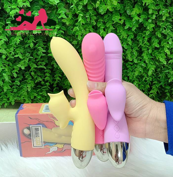 Dương vật giả Leten rung liếm điều chỉnh nhiệt độ kích thích