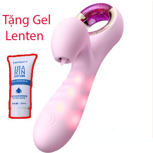 Dương vật giả Leten SUCKING VIBRATOR DV77 rung liếm tỏa nhiệt Nhật