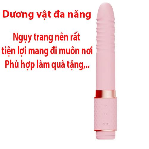 dương vật giả mini rung thụt bú DC50 silicon cao cấp kín đáo sạc từ