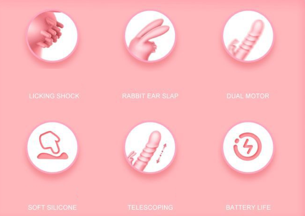 Máy rung Erocome tai thỏ tỏa nhiệt kích thích điểm G siêu sướng