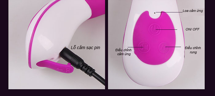 Dương vật PrettyLove Uriah rung giọng nói 12 chế độ cao cấp