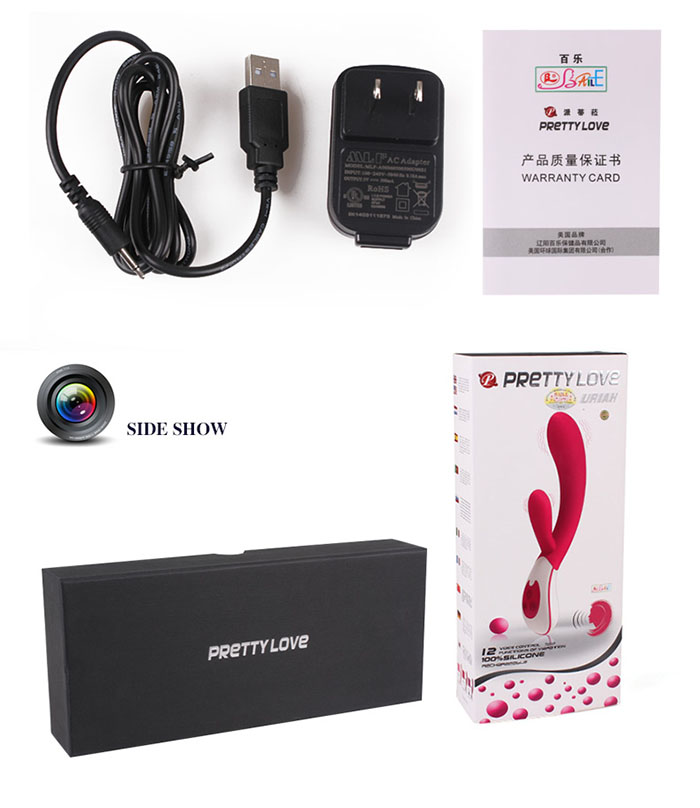 Dương vật PrettyLove Uriah rung giọng nói 12 chế độ cao cấp