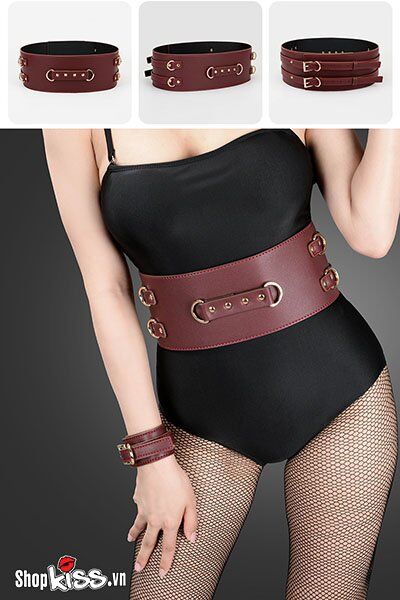 Địa chỉ bán Bộ thắt lưng khóa tay liền đùi bạo dâm bằng da cao cấp Địa chỉ bán Bộ thắt lưng khóa tay liền đùi bạo dâm bằng da cao cấp