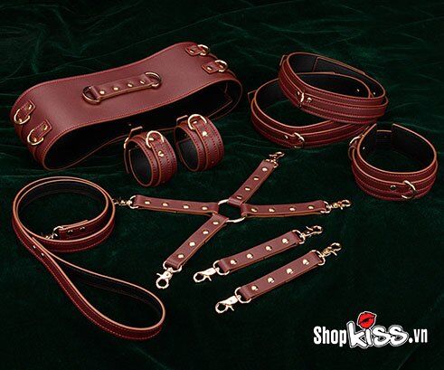 Địa chỉ bán Bộ thắt lưng khóa tay liền đùi bạo dâm bằng da cao cấp Địa chỉ bán Bộ thắt lưng khóa tay liền đùi bạo dâm bằng da cao cấp