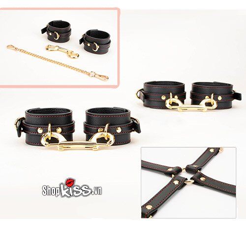 Bộ đồ chơi bạo dâm cosplay da cao cấp kèm mặt nạ thỏ