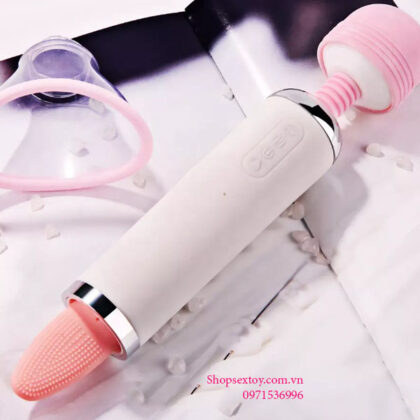 Chày rung đa năng CR 15 rung bú liếm sưởi ấm silicon mềm mại cực phê