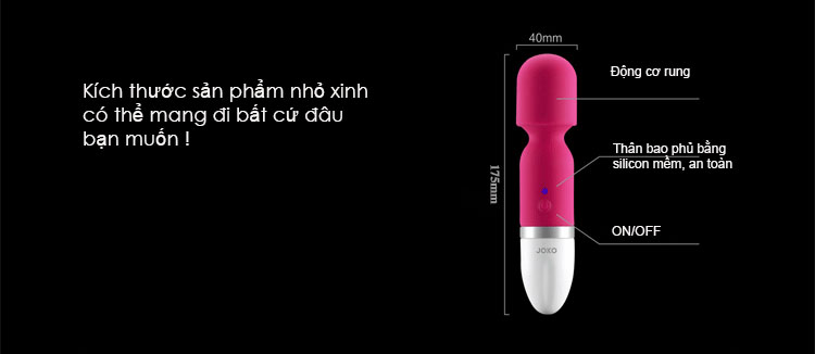 Chày rung Joko mini kích thích điểm G nữ - Mua ngay ưu đãi