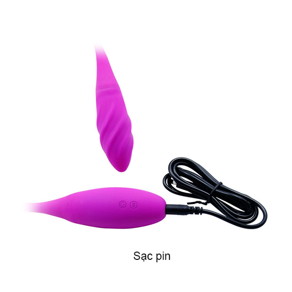 Premium Dual-Head Silicon Vibrating Egg Snaky Vibe USB Rechargeable
