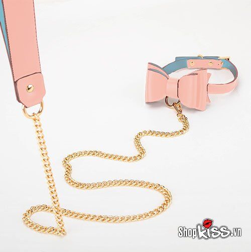 Bộ đồ chơi da bạo dâm nơ xinh xắn hấp dẫn người dùng