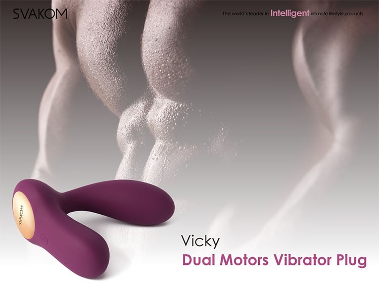 Máy rung hậu môn điểm G Svakom Vicky DC89M cao cấp an toàn