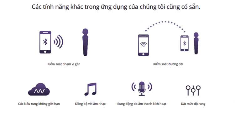 Chày rung Lovense Domi 2 điều khiển từ xa app tăng khoái cảm