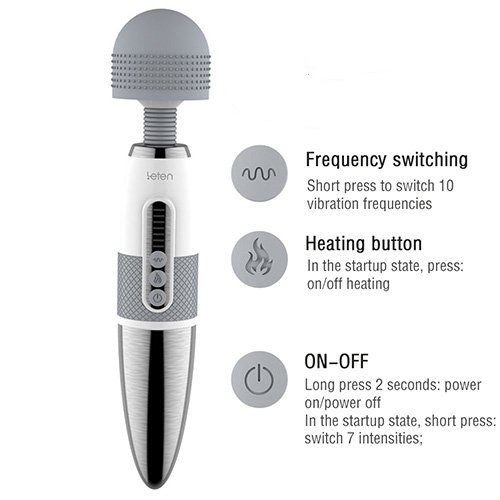 Chày rung Leten Lighting AV11D siêu bền, sưởi ấm nhanh, cảm giác cực đã