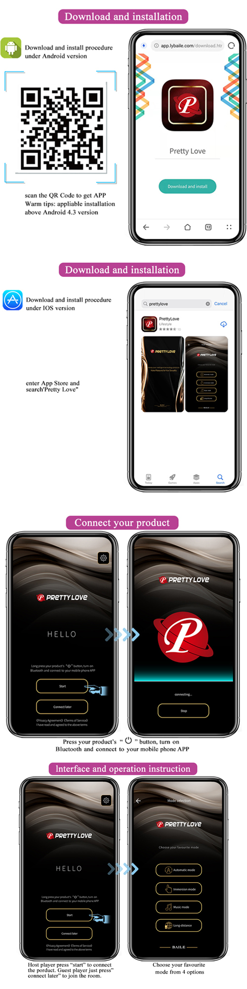 Trứng rung gắn quần chip điều khiển app Prettlove 12 chế độ rung