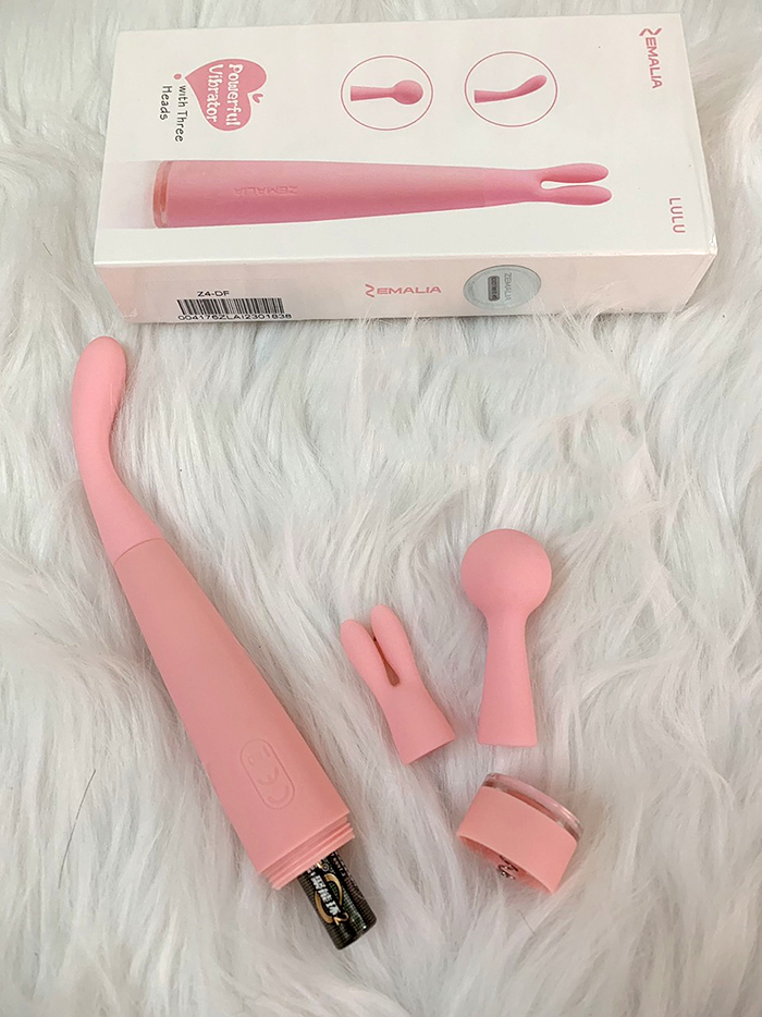 Máy rung massage mini Svakom Lulu 3 đầu kích thích điểm G