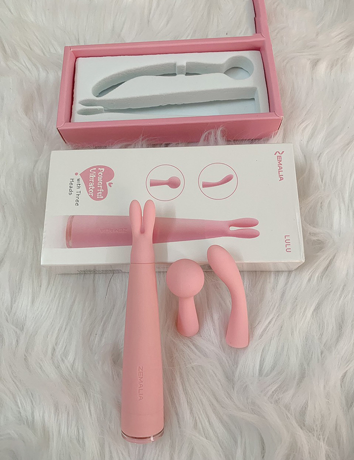 Máy rung massage mini Svakom Lulu 3 đầu kích thích điểm G