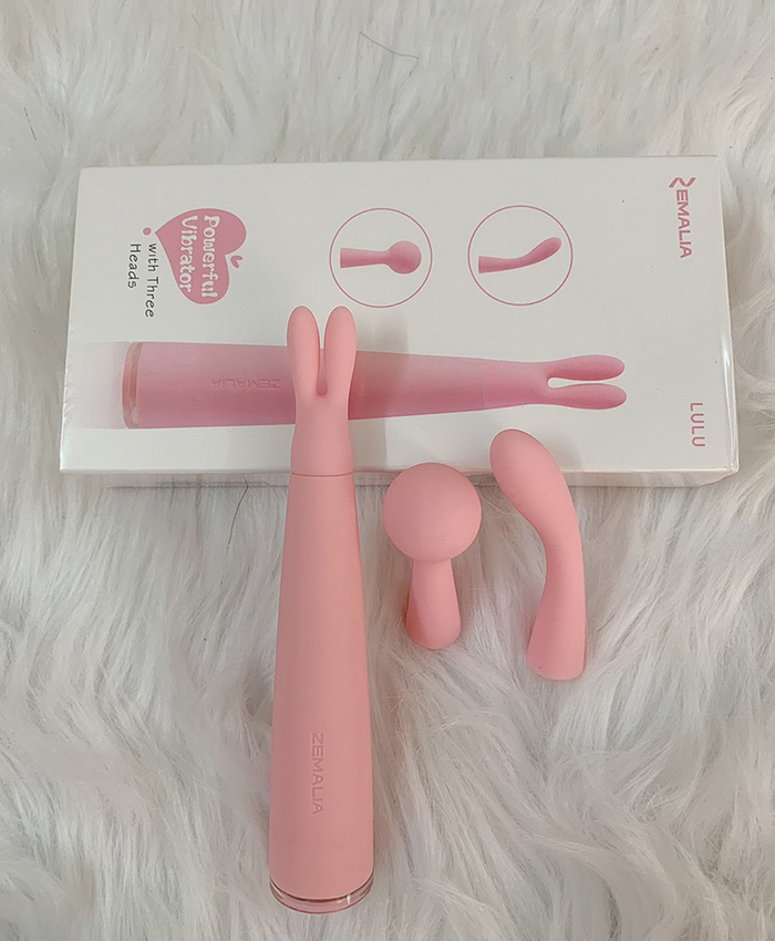 Máy rung massage mini Svakom Lulu 3 đầu kích thích điểm G
