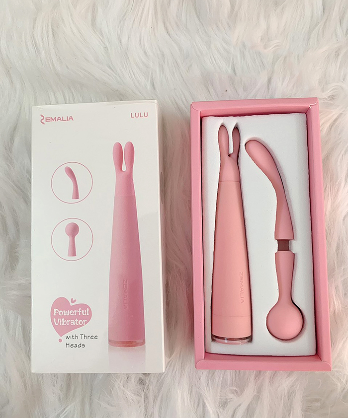 Máy rung massage mini Svakom Lulu 3 đầu kích thích điểm G