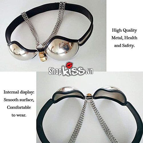 Đai khóa ngực thép không gỉ bạo dâm kích thích đam mê Đai khóa ngực thép không gỉ bạo dâm kích thích đam mê