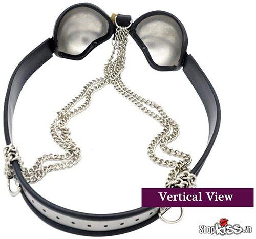 Đai khóa ngực thép không gỉ bạo dâm kích thích đam mê Đai khóa ngực thép không gỉ bạo dâm kích thích đam mê