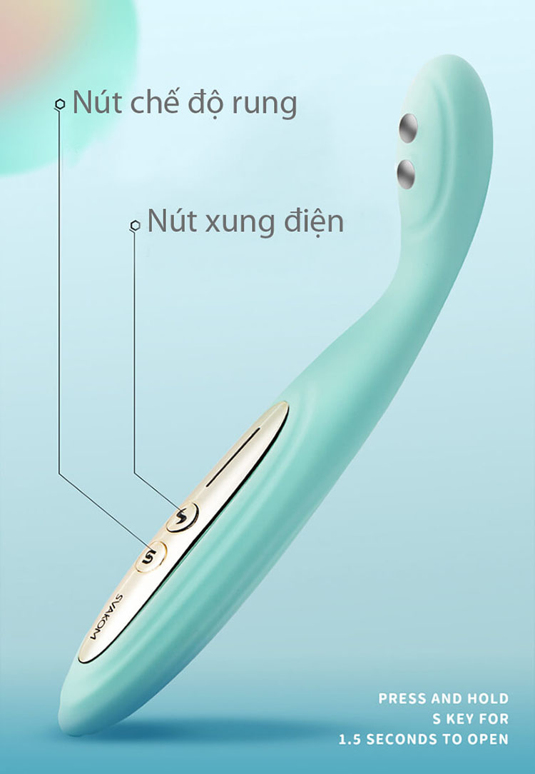 Máy rung xung điện Svakom Alina DC90YA siêu bền chất lượng