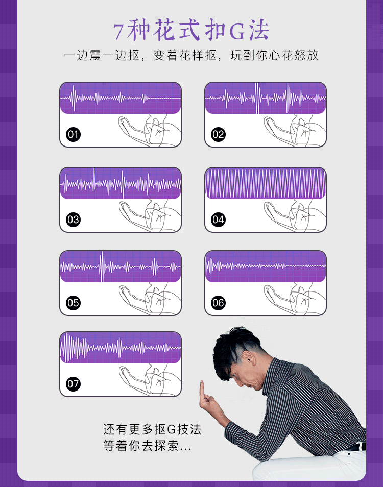 Ngón Tay Rung Sưởi Ấm Leten Nhật Bản MS42C Kích Thích Điểm G