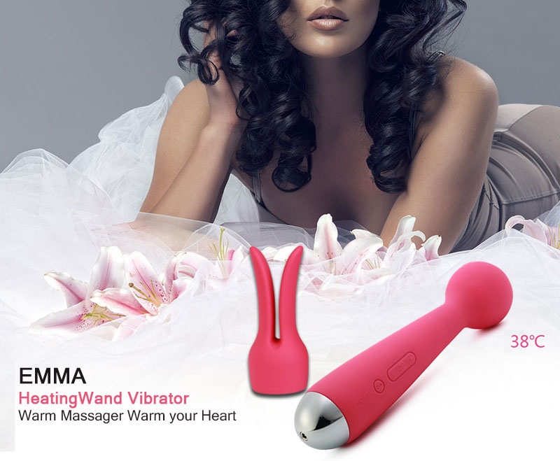 Chày rung sưởi ấm Svakom Emma silicone y tế 20.9cm cao cấp
