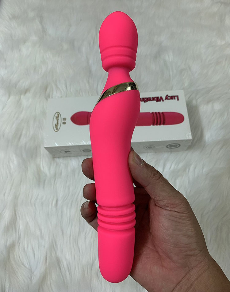 Chày Rung Lucy AV17B Sưởi Ấm 1 Đầu Rung Ngoáy Siêu Mượt