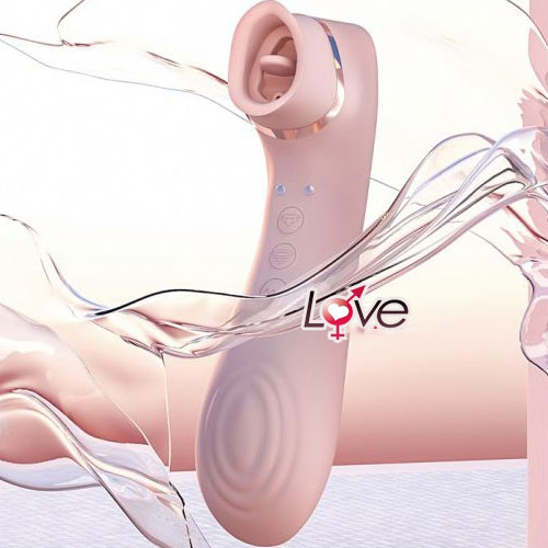 Máy rung bú liếm âm đạo nhũ hoa Galaku Kissy Nhật Bản pin mạnh êm ái 