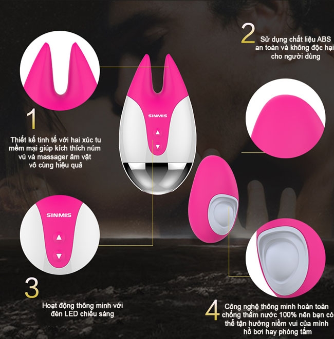 Máy Massage Điểm G Nhũ Hoa Nalone Fifi 2 Kèm Trứng Rung Cho Nữ