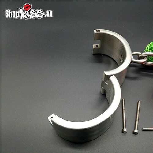 Còng Chân Thép Không Gỉ BDSM Chất Lượng Cao, An Toàn, Bạo Dâm